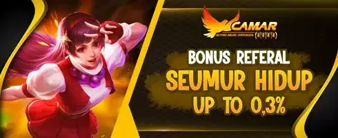 BONUS REFFERAL 0.3% SEUMUR HIDUP promotion